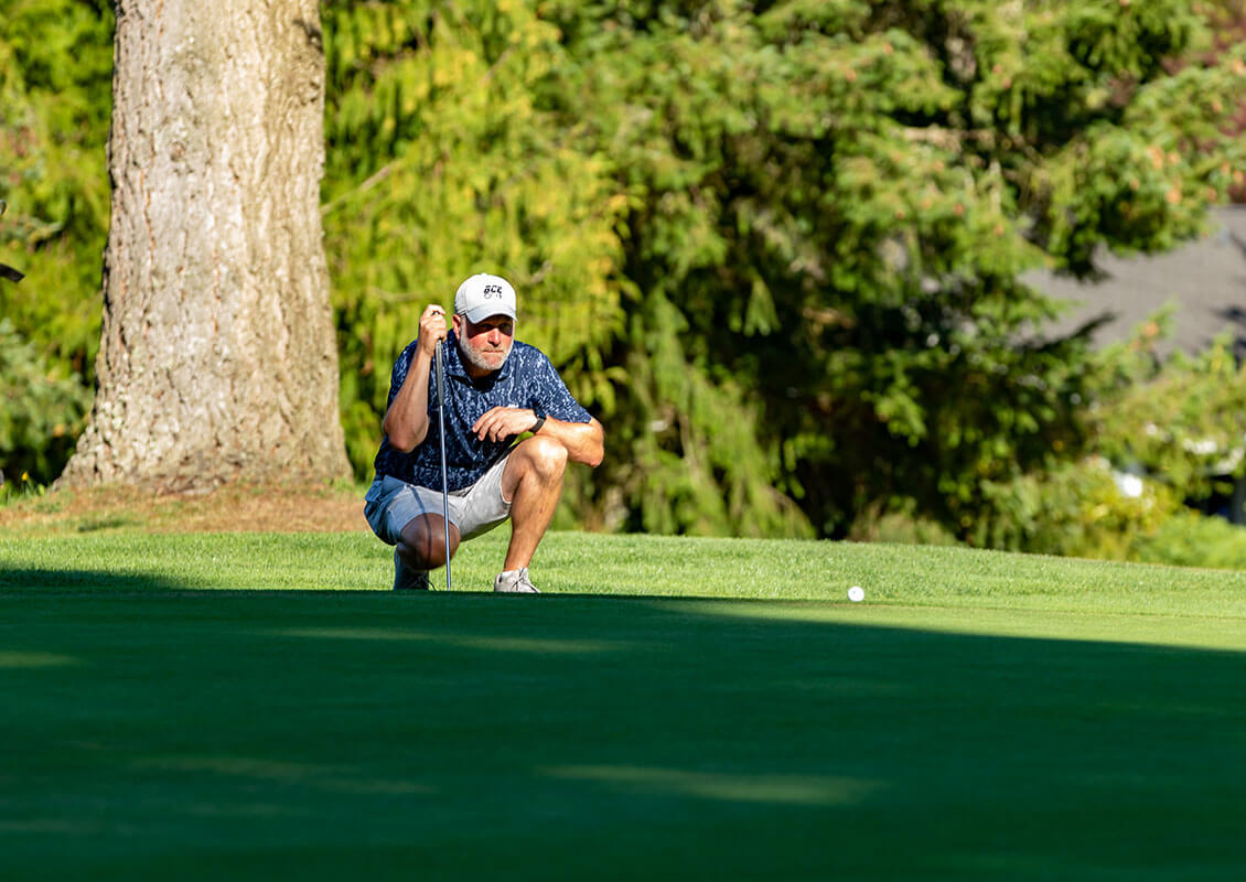 golfer on course