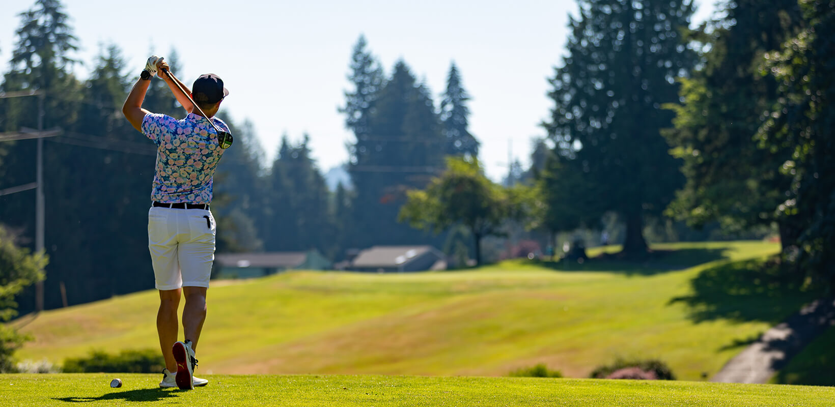 golfer on course