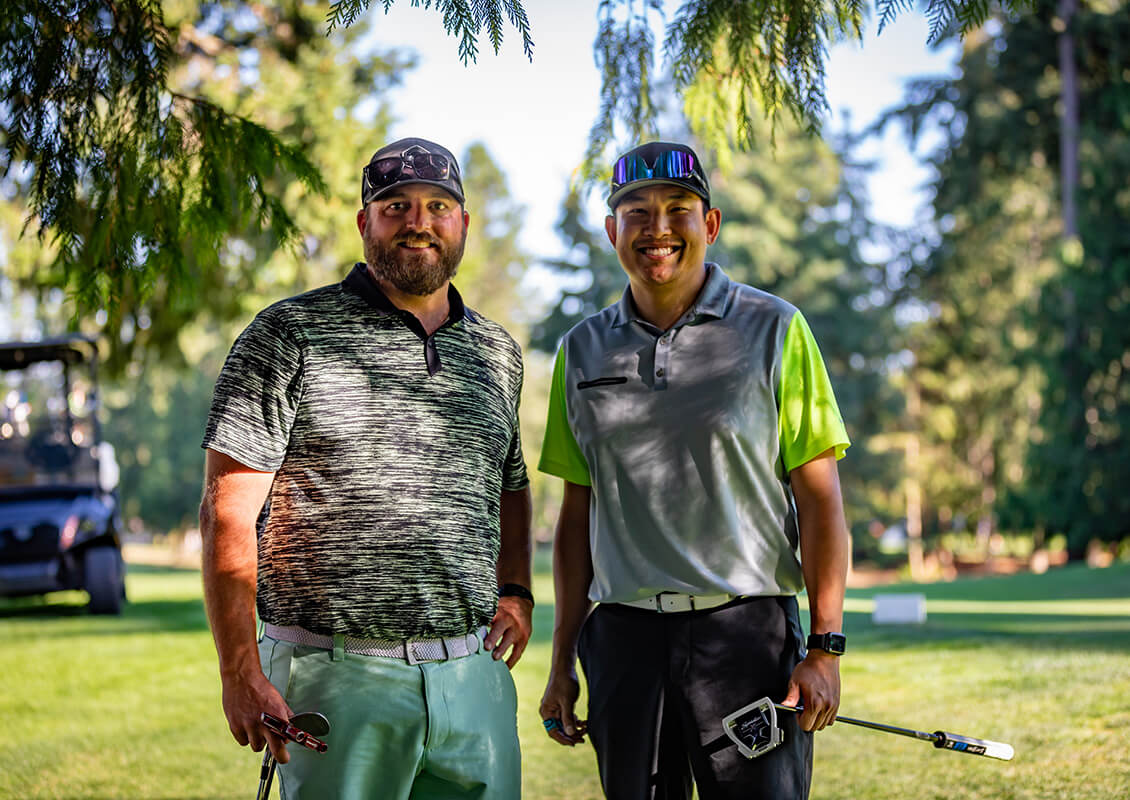 young golfers